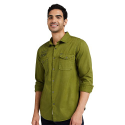 Inkast Denim Shirt Green