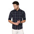 Checkered Slim Fit Cotton Casual Shirt