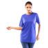 Half Sleeve Round Neck T-Shirt Blue